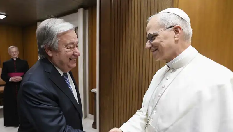 Papa Leo ve Guterres'in Tarihi Buluşması: Barış İçin Umut Veren Adımlar