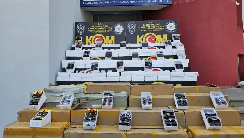 Adana'da 12 Bin Kaçak Güneş Gözlüğü Operasyonu: Detaylar Ortaya Çıktı
