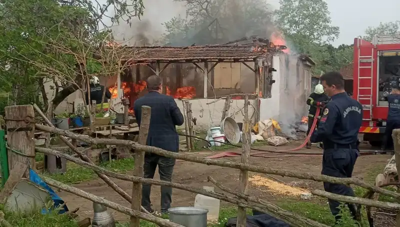 Elektrik Kontağından Yangın: Evler Küller İçinde Kaldı!