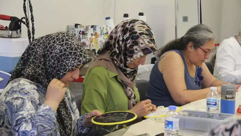 Tel Kırma Sanatıyla Aile Ekonomisine Yeni Bir Boyut Kazandırılıyor