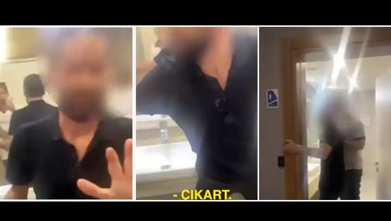 İstanbul’daki AVM’nin Tuvaletinde Şoke Eden Olay: Güvenlik Koluna Yapıştı!