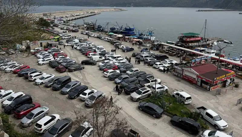 Bayramda İlçeye Akın Eden Araç Sayısı Rekor Kırdı!