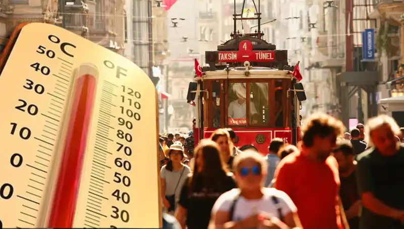 İstanbul'da Hava Sıcaklığı Artarken Pazar Günü Yağmur Bekleniyor!