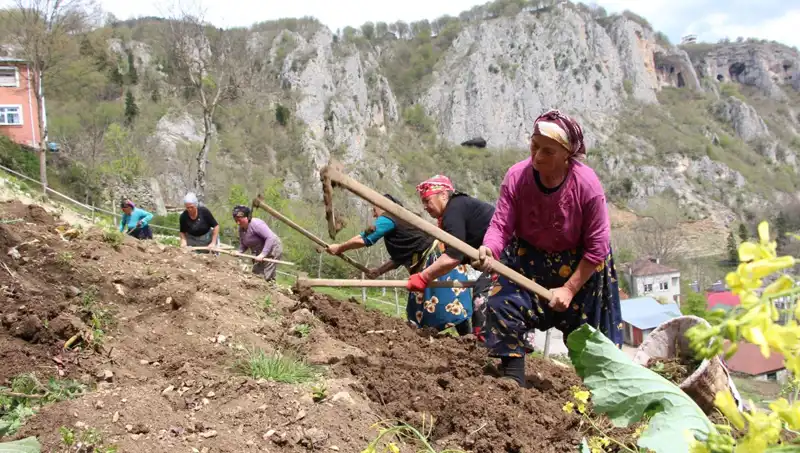 Zorlu Mesainin Başlangıcı: Sepet ve Kazmalarla Yeni Bir Gün