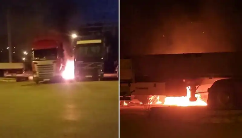 Park Halindeki Tırlara Kasti Ateş: Olayın Arka Planı ve Sonrası