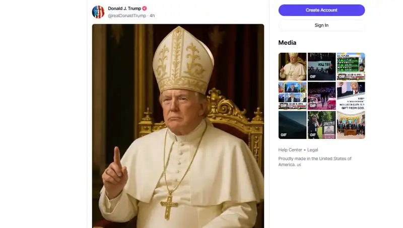 Trump’ın Papalık İddiası: Kendi Fotoğrafıyla Skandalın Ortasına Düştü
