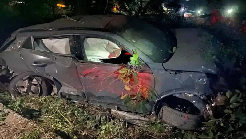 Alkollü Sürücünün Takla Attığı Kaza: Araç Hurda Yığınına Döndü!