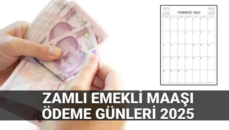 2025'te Zamlı Emekli Maaşı Ödeme Günleri ve Farklar Açıklandı