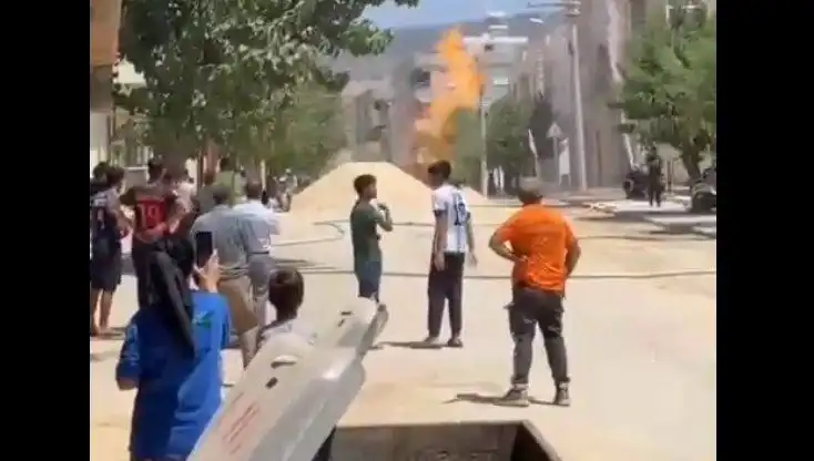 Kilis'te Doğalgaz Borusu Patladı: Olay Anında Neler Oldu?