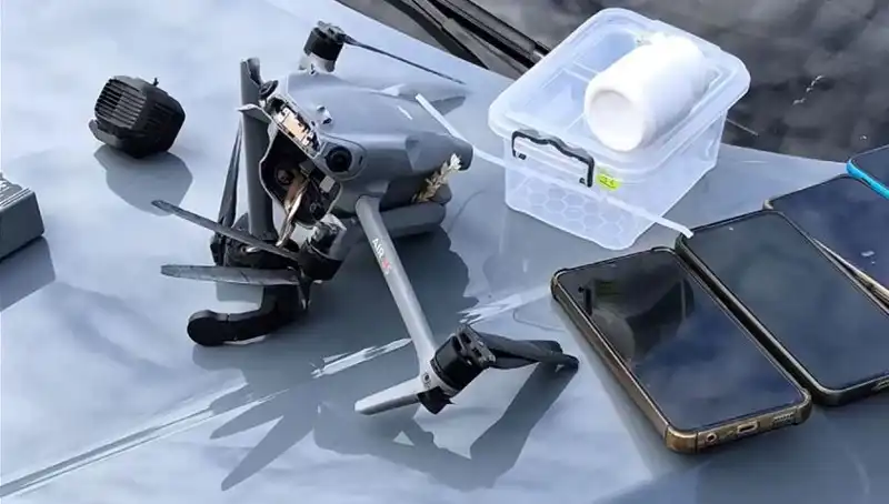 Uyuşturucu Taşıyan Drone, Güvenlik Güçleri Tarafından Düşürüldü!